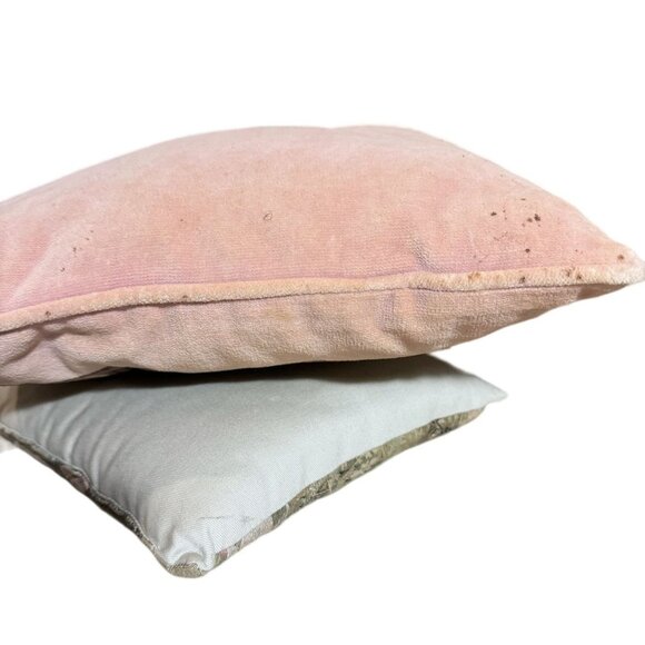 Vintage French Country Tapestry Throw Pillows Set of 3 Country Life Handmade - Picture 9 of 16